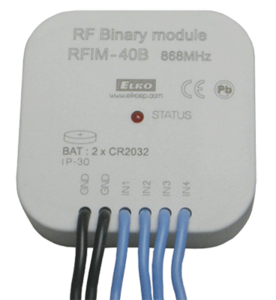 RFIM-40B, Монтаж: в монтажную коробку, Описание: передающий модуль, Каналов: 4, Цвет:  