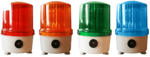 ЛС-5121С, Цвет: Зеленый, ~220В, Сирена: Есть, в сечении ?120мм, Лампа cветодиодная с сиреной, Крепление магнитное,крепление плафона: зажим-паз A45789