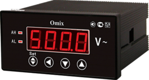 Omix P94-V-1-0.5-K-I420 (~0…500)В, транс.вкл: до ~10кВ, Фаз=1, Экран-1 СД*4р, кл.0,5%, 48x96x101мм., пит.~85...~264В, реле: ~2А, 250В, выход: I420 A21571