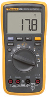 Fluke 17B+, U: =1000/~1000В, I:=10А40, F=100Гц, C= 100 мкФ, Т= -50…400°С, Особенность: Хранение данных, Вес: 438г. D10570