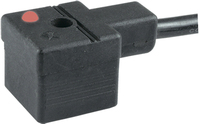 Коннектор DIN 43650A для 2Wxx/YCP…, материал: Пластмасса, Состав: Коннектор+уплот.резинка+винт, IP65, к катушке S51/S21… 
