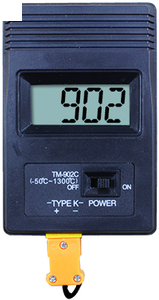 TM902C, Т=(-50…1200)°С, Lдат.=бескорпусн.1000мм., Точн.=3°С, Тип входа=ТХА(К), Особенность: Щуп ТТД-01 в комплекте, вшг: 108х72х24мм. A42215