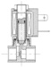 AR-1M21302 (AR-YCSM21302), НЗ, Ду=2,8мм, Присоед.1/4",Нержав.сталь, Уплотн.: Viton, Р=(0…1)МПа, Т=(-10…120)°С, Kv=0,26м3/ч, Катушка: SA11B, =12В, вшг:73х32х55мм, 163г. A85325