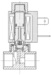 AR-1M22251 (AR-YCSM22251), НО, Ду=2,5мм, Присоед.1/8",Латунь, Уплотн.: Viton, Р=(0…1)МПа, Т=(-10…120)°С, Kv=0,15м3/ч, Катушка: SA11B, ~220В, вшг:73x32x25мм, 178г. A29651