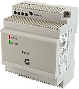 AMR4-12 AC-DC, DIN-рейка, 54Вт, вход 90…264В AC, 47…63Гц или 120…375В DC, выход 12В/4,5А, изоляция 3000В AC, 91х71Х57мм), -40…+71°С