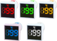 ART-T33-G, Выносной датчик температуры, Т=(-20…199)°С, Lпров.=0,95м., пит.: ~50…380В, цвет индикатора: зеленый, вшг: 29x29x47мм., вес:24г. A93302