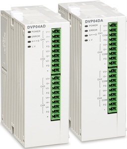 DVP04AD-S  Модуль аналогового ввода: 4AI, 14bit, 24V DC Power, with RS485, SLIM