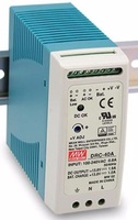 DRC-40A AC-DC с функцией UPS, 40Вт, вход 90...264В АС/127...370В DC, выход1: 13.8В/0…2.9 (1.9 ном.) А, выход зарядного устройства 13.8В/1А, изоляция 3000В АС, в корпусе 40х90х100мм, -30...+70°С