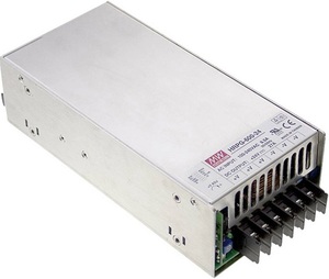 HRP-600-15 AC-DC, 600Вт, вход 85…264V AC, 47…63Гц /120…370В DC, выход 15В/0…43A, рег. вых=±15%Uном, изоляция 3000В AC, в кожухе 218х105х63,5мм, -30…+70°С, c корректором коэф. мощности