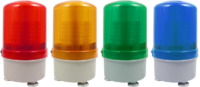ЛС-1101, Цвет: Желтый, ~220В, в сечении ?100мм, Лампа светодиодная, Мигание: имитация вращения, Крепление магнитное,крепление плафона: винтами 