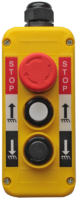 ПТК-А-3302, Пост управления 3-х кнопочный (черная "up", белая "down", красная "emergency"), IP54, НЗ+2*2НО D13601