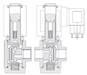 AR-SB364, 3/2-НЗ, Ду=2мм, Присоед.1/4",Латунь, Уплотн.: Viton, Р=(0…0,7)МПа, Т=(-40…120)°С, Kv=0,13м3/ч, Катушка: SB257, ~220В, вшг:97x77x36мм, 505г. 108004570