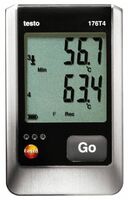 Testo 176-T4 (0572 1764), арт. 0572 1764, пар-р: Температура, диап.=(-200…+400°С,-195…+1000°С,-100…+750°С), точн.=1%, 0,3°С, 0,5%, интервал: 1сек…24час., индикация:3 светодиода, интерфейс=Mini-USB,слот SD-карты, пит.:1х1,5В."АА". A87271