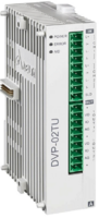 DVP02TUL-S  Универсальный модуль аналоговых входов-регулятор, 2 канала, 16 бит, 2 аналог. выхода (0~10 В, 0~20 мA, 4~20 мA)