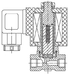 AR-YCSM31161, НЗ, Ду=1,6мм, Присоед.1/8",Латунь, Уплотн.: Viton, Р=(0…1,6)МПа, Т=(-10…120)°С, Kv=0,09м3/ч, Катушка: S91H, =24В, вшг:77x75x36мм D04516